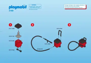 Bauanleitungen Playmobil 3180-A - Feuerwehr-Spezialeinheit (1)