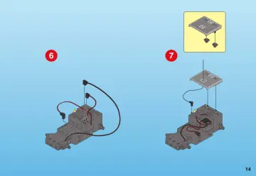 Notices de montage Playmobil 3181-A - Pompier/véhicule d`intervention RC (14)