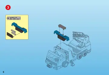 Bauanleitungen Playmobil 3182-A - Feuerwehrleiterfahrzeug (6)