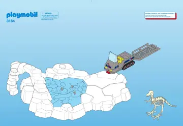 Bauanleitungen Playmobil 3184-A - Skelettfundstädte im Eis (1)