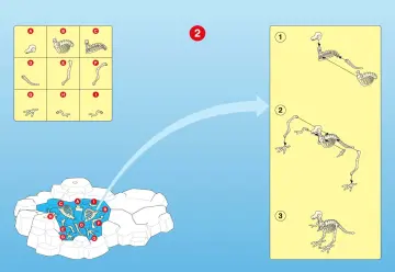 Bauanleitungen Playmobil 3184-A - Skelettfundstädte im Eis (3)
