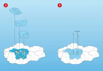 Bauanleitungen Playmobil 3184-A - Skelettfundstädte im Eis (4)