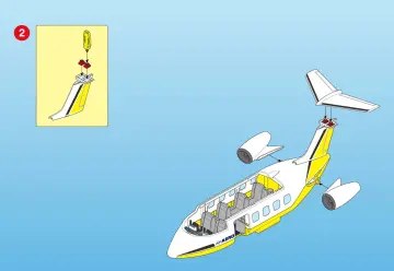 Bauanleitungen Playmobil 3185-A - Linienjet (3)