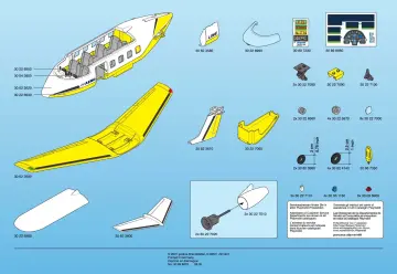 Bauanleitungen Playmobil 3185-A - Linienjet (8)