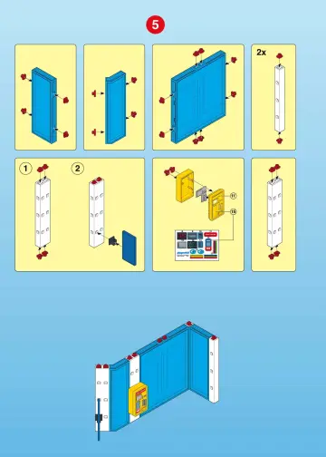 Bauanleitungen Playmobil 3186-A - Flughafen/Tower (6)