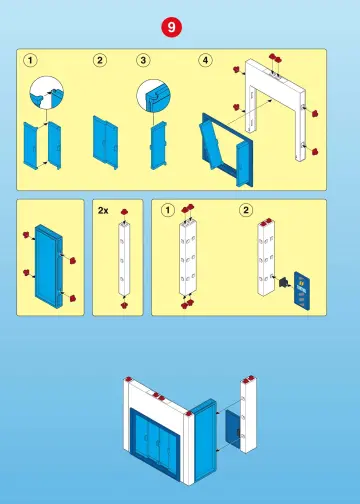 Bauanleitungen Playmobil 3186-A - Flughafen/Tower (10)