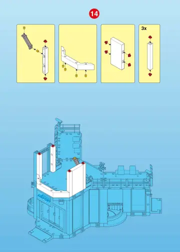 Notices de montage Playmobil 3186-A - Aéroport (15)