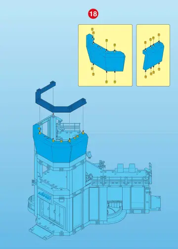 Bauanleitungen Playmobil 3186-A - Flughafen/Tower (19)