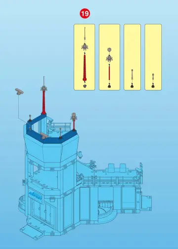 Bauanleitungen Playmobil 3186-A - Flughafen/Tower (20)