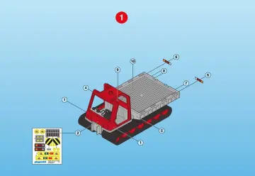 Bauanleitungen Playmobil 3191-A - Dinotransport (2)