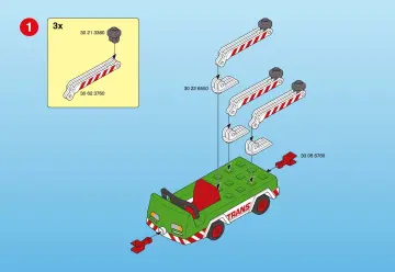 Bauanleitungen Playmobil 3197-A - Servicefahrzeug (2)