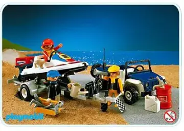 Playmobil 3198-A - voit./remorque/bateau