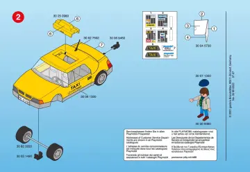 Bauanleitungen Playmobil 3199-A - Taxi (2)