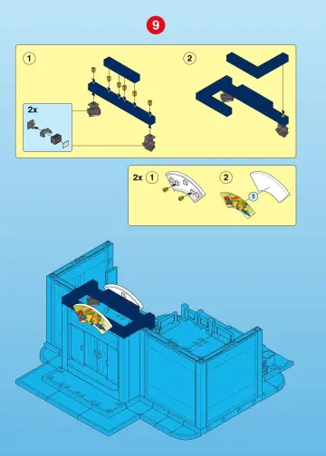 Notices de montage Playmobil 3200-A - Marchand/supérette (10)