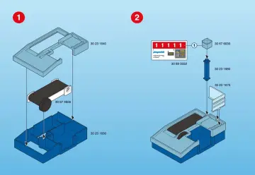 Notices de montage Playmobil 3201-C - Caissiere/caisse enregistreuse (2)