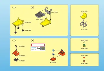 Notices de montage Playmobil 3201-C - Caissiere/caisse enregistreuse (3)