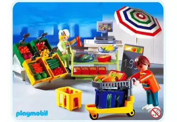 Playmobil 3202-C - Vendeuse/etalage