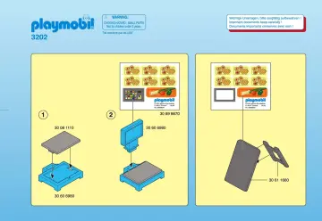 Bauanleitungen Playmobil 3202-C - Obst- und Gemüsestand (1)