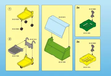 Bauanleitungen Playmobil 3202-C - Obst- und Gemüsestand (2)