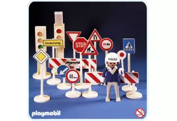 Playmobil 3204-A - Panneaux de circulation