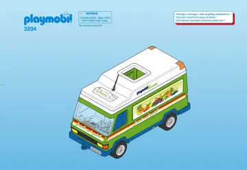 Bauanleitungen Playmobil 3204-C - Lieferwagen (1)