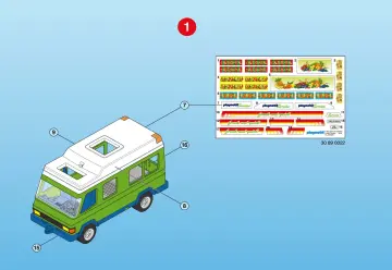 Bauanleitungen Playmobil 3204-C - Lieferwagen (2)