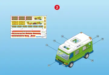 Bauanleitungen Playmobil 3204-C - Lieferwagen (3)