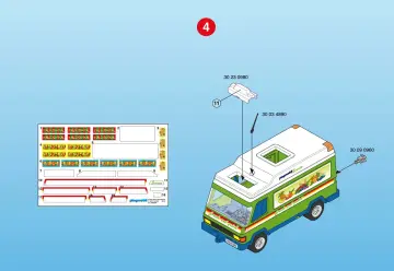 Bauanleitungen Playmobil 3204-C - Lieferwagen (5)