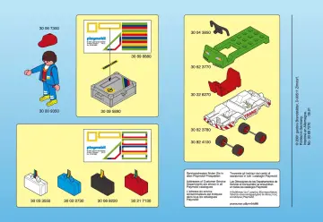 Notices de montage Playmobil 3212-A - Bagagiste/véhicule (4)