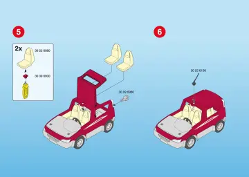 Bauanleitungen Playmobil 3213-A - Familienvan/Anhänger (4)