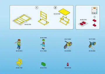 Notices de montage Playmobil 3213-A - Monospace/remorque/équipement de loisirs (7)