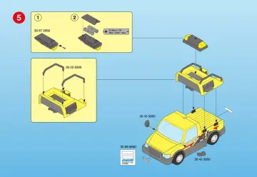 Notices de montage Playmobil 3214-A - Pick Up de dépannage (4)