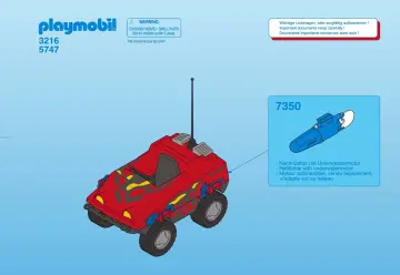 Bauanleitungen Playmobil 3216-B - Amphibienfahrzeug (1)