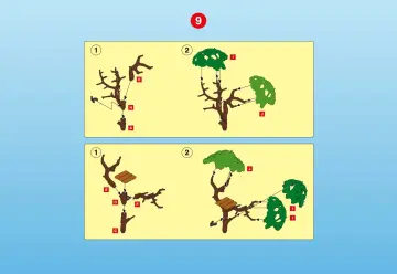 Bauanleitungen Playmobil 3217-B - Baumhaus (10)