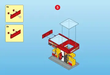 Bauanleitungen Playmobil 3218-B - Tankstelle (6)