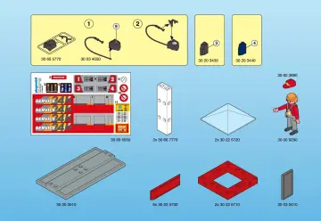 Notices de montage Playmobil 3218-B - Station service 2 pompes (7)