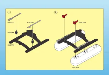 Notices de montage Playmobil 3220-A - Adventuriers / hélicoptère de surveillance (2)