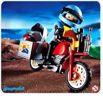 Playmobil 3222-A - Pilote / moto raid