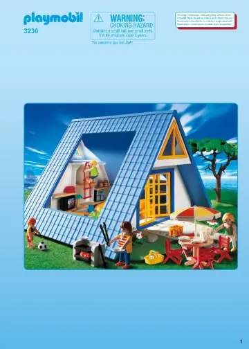 Bauanleitungen Playmobil 3230-A - Ferienhaus (1)