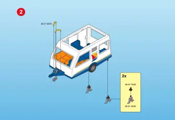 Bauanleitungen Playmobil 3236-C - Wohnwagen (3)