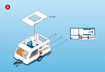 Bauanleitungen Playmobil 3236-C - Wohnwagen (6)