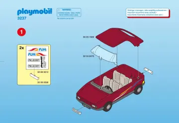 Bauanleitungen Playmobil 3237-B - PKW (1)