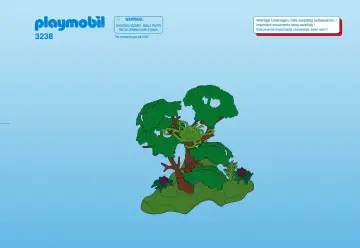 Notices de montage Playmobil 3238-B - Famille de singes/arbre (1)