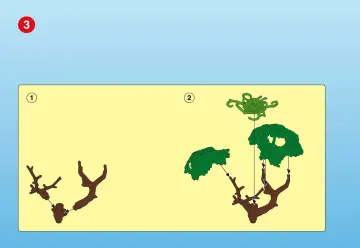 Bauanleitungen Playmobil 3238-B - Klammeräffchen/Kletterbaum (4)