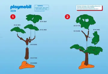 Bauanleitungen Playmobil 3239-B - Löwenfamilie (1)