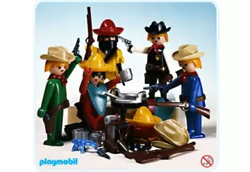 Playmobil 3241-A - Set Cow-boys et Mexicains