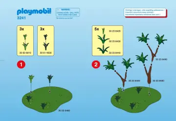 Bauanleitungen Playmobil 3241-C - Pandabären (1)