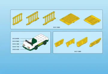 Notices de montage Playmobil 3242-C - Gardien de zoo/vehicule d'entretien (7)