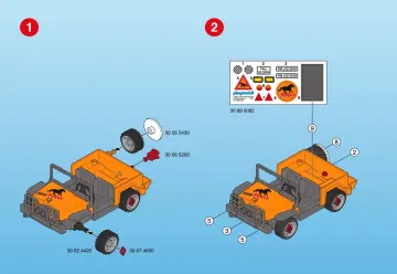 Bauanleitungen Playmobil 3249-B - Pferdetransporter (2)