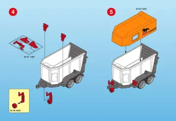 Notices de montage Playmobil 3249-B - Pferdetransporter (4)